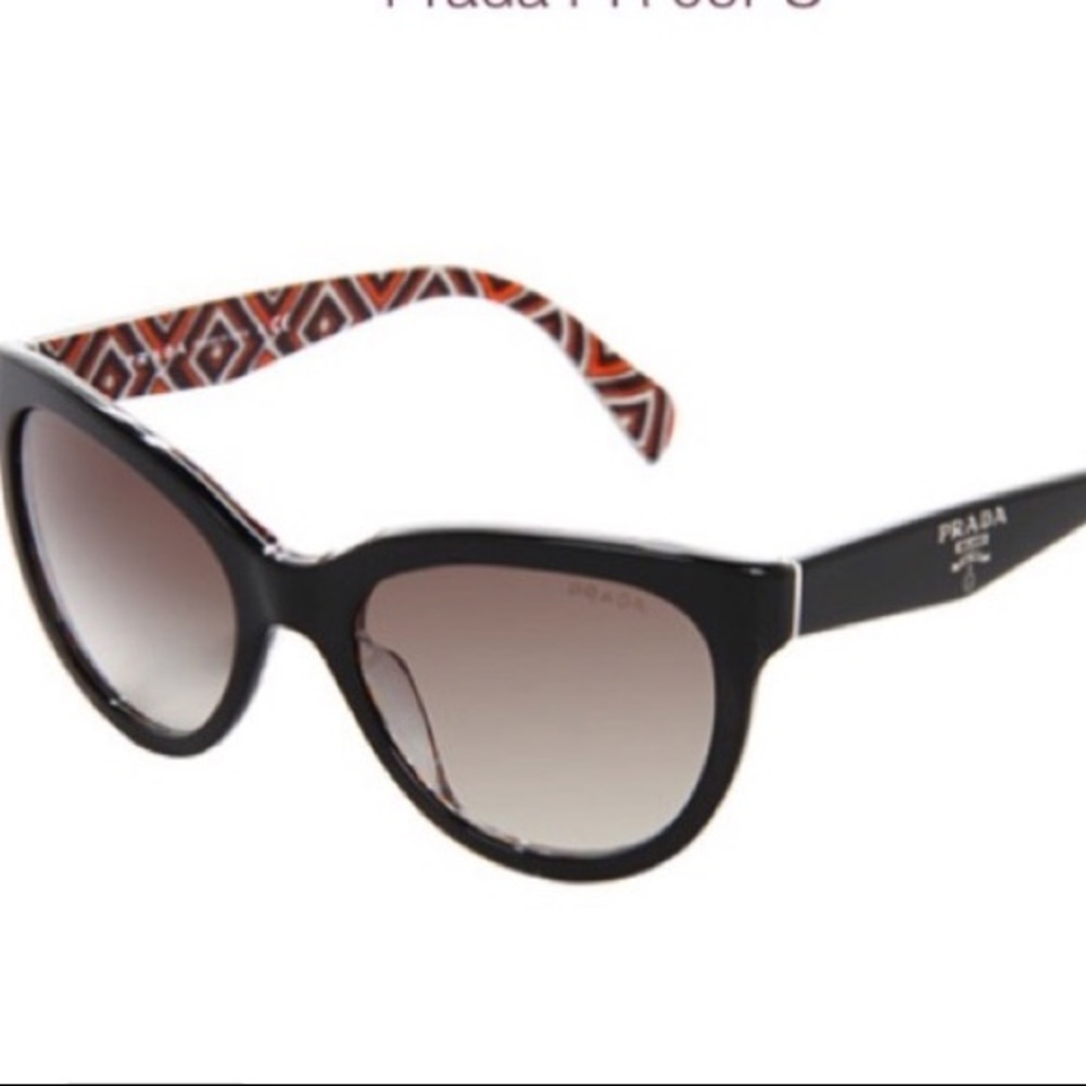 Prada Black Cat Eye Sunglasses
